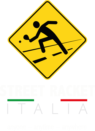 Logo STREET RACKET Italia verticale